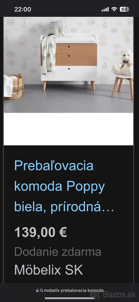 Prebaľovacia komoda - 2