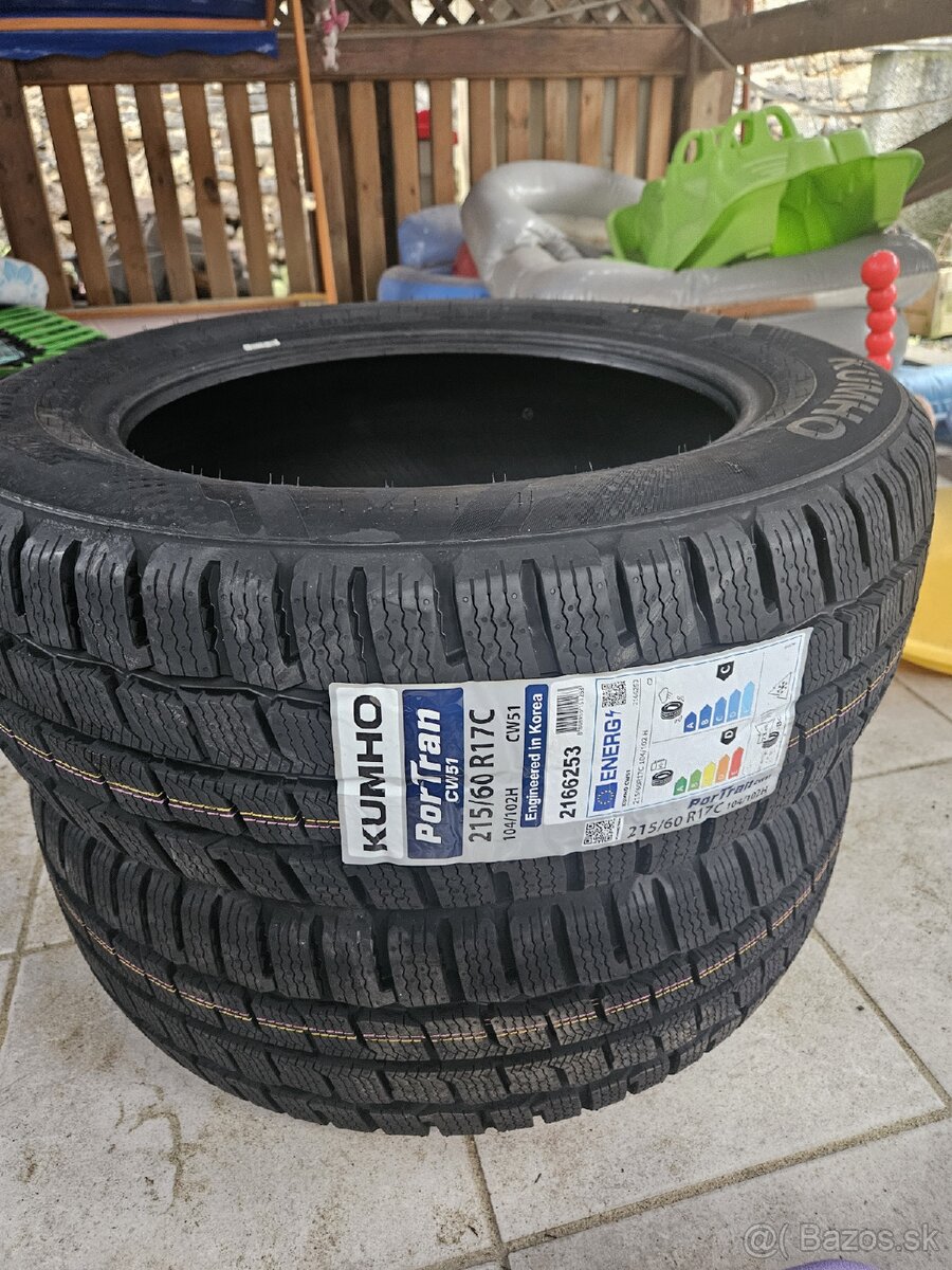 Pneumatiky 215/60 R17C Kumho Winter PorTran - 2
