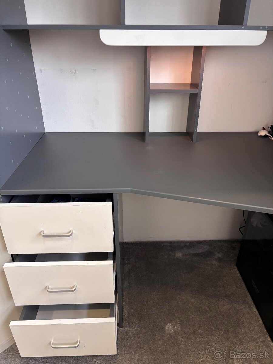 Detská posteľ - skriňa stolík - 2