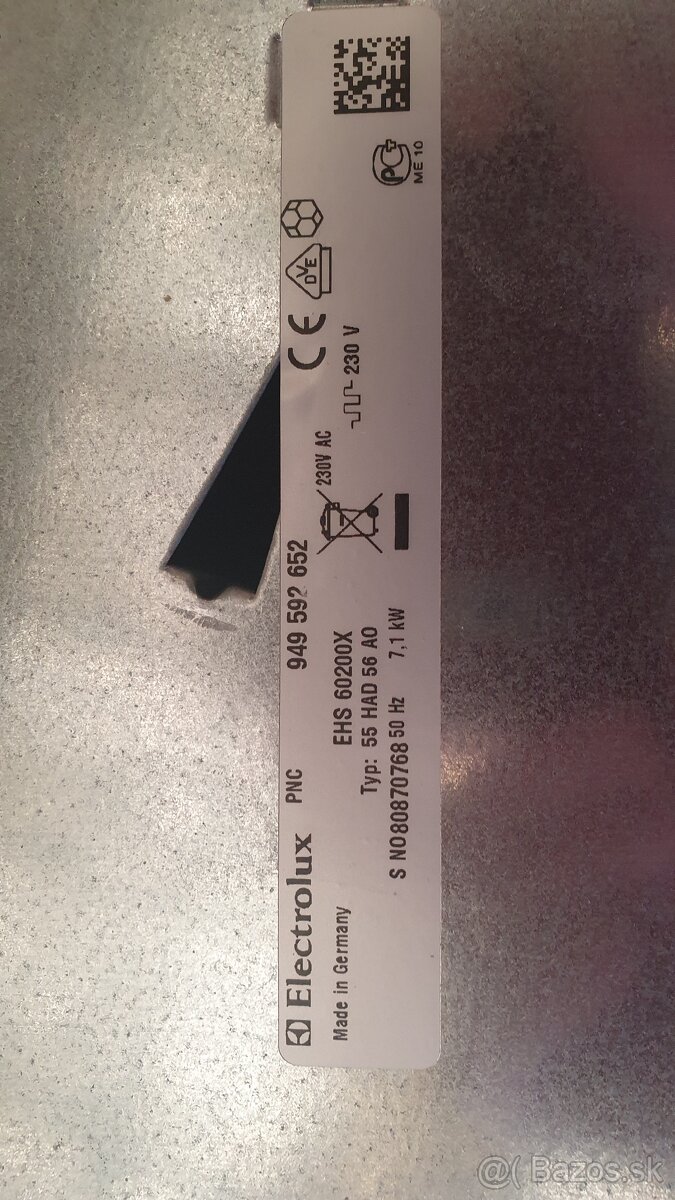 PREDÁM,VARNÝ PANEL,Electrolux EHS 60200 X - 2