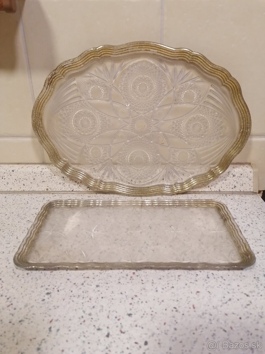 Retro tácky 2ks. - 2