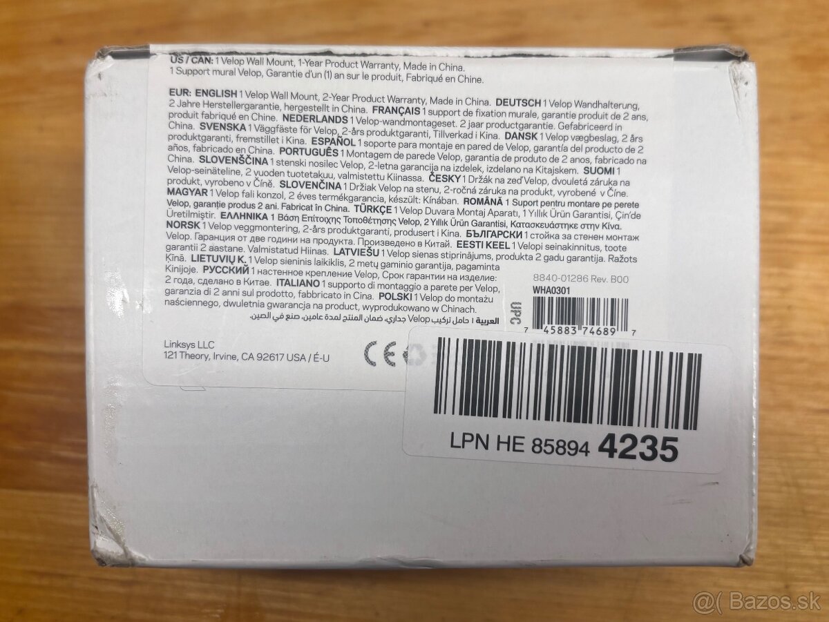 Držiak Linksys Velop Wall Mount (WHA0301) biely - 2