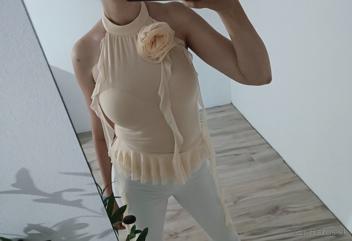 Pastelový žltý top 💛 - 2