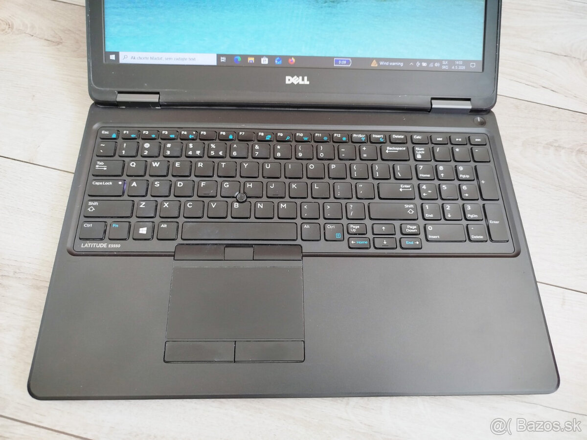 notebook Dell E5550 - Core i5-5300u, 8GB, 256GB SSD, W10 - 2