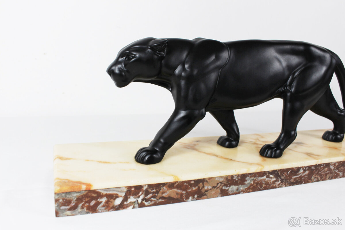 art deco skulptúra,Alexandre Ouline - 2