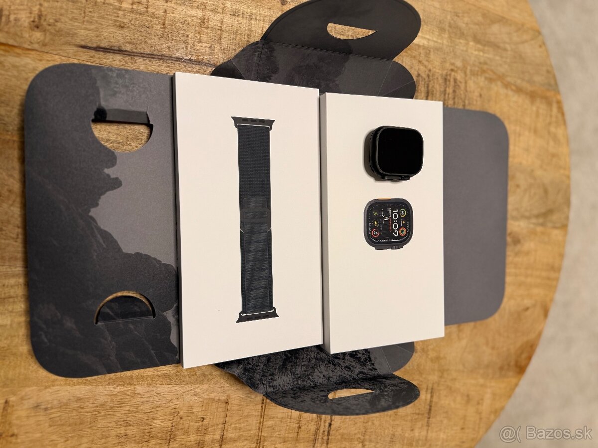 Apple Watch Ultra 2 49mm Black Titan ,TOP Stav,Záruka - 2
