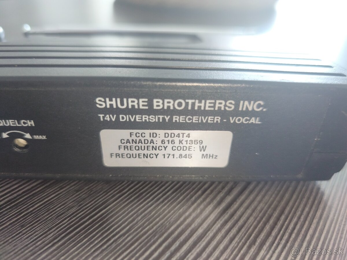 Predám Shure Bezdrôtový mikrofón - 2