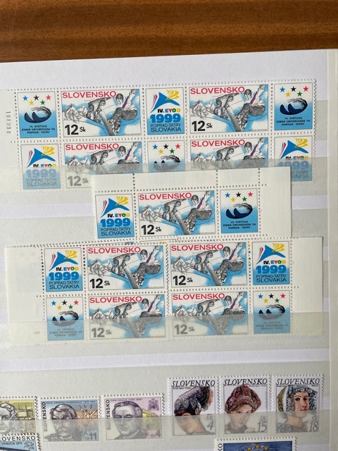 Predaj známok Slovenskej republiky 1993-2025 - 2
