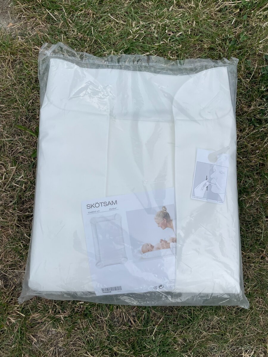 SKÖTSAM Prebaľovacia podložka, biela, 53x80x2 cm - 2