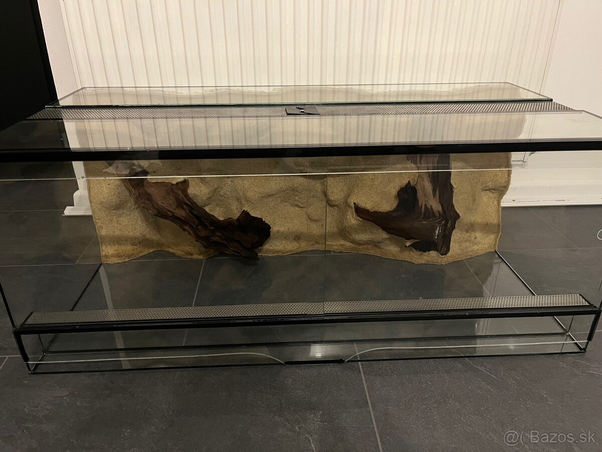 Terárium s 3D stenou 100x50x40 cm - 2