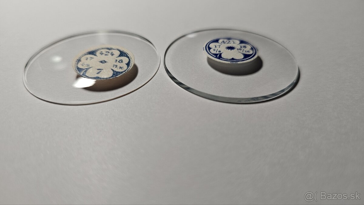 Sklíčka na vreckové hodinky - 2