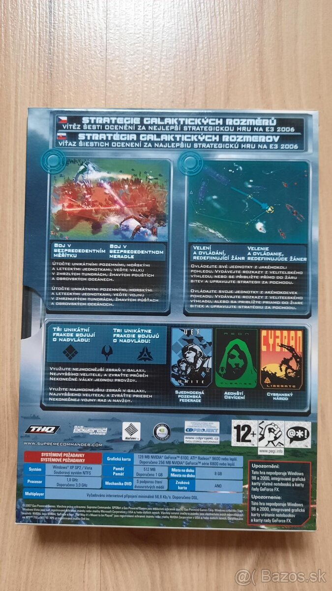 predám super PC hru/strategiu Supreme Commander - 2