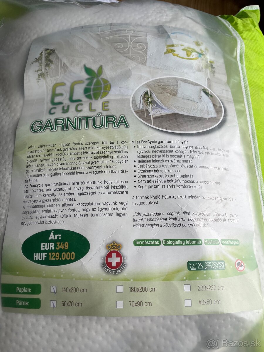 Set paplón a dva pankúše ECO CYCLE - 2