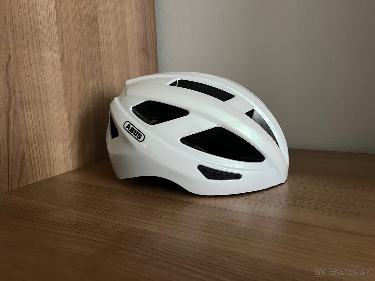 Cyklistická prilba ABUS Macator pearl white - 2