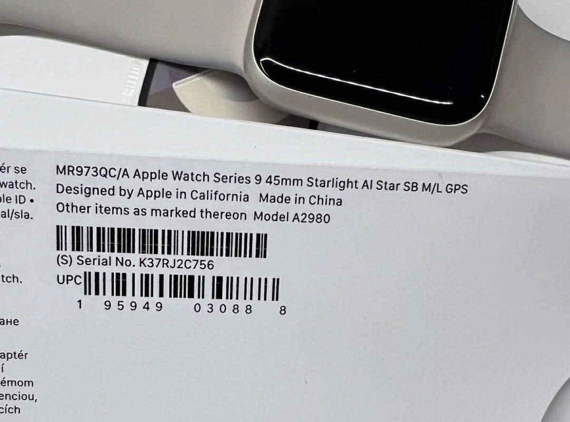 Apple watch 9 45mm starlight - 2