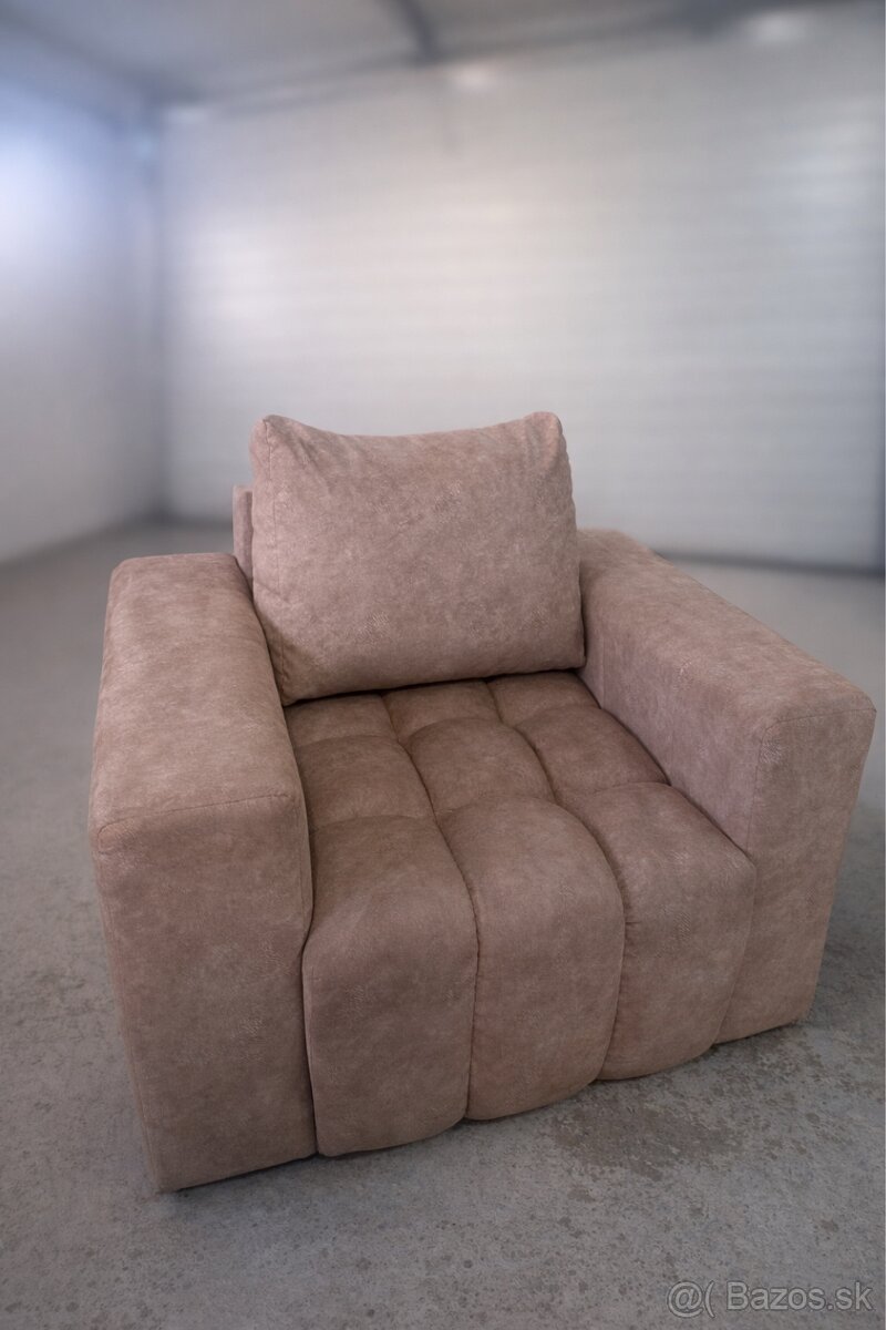 Sedačka ELTAP + kreslo + taburet - 2