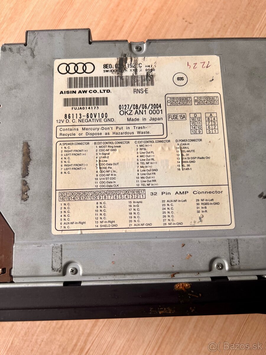 AUDI Navigation Plus - RNS-E - 2