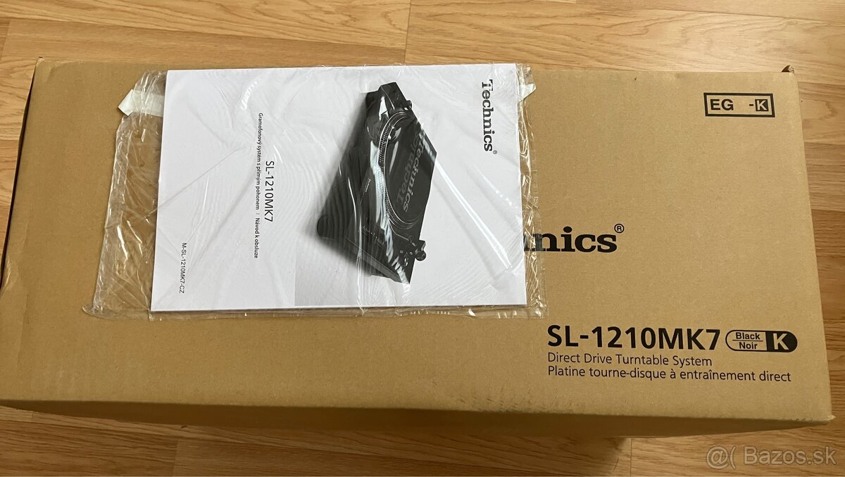 predam gramofon Technics 1210 MK7, nepouzity novy - 2