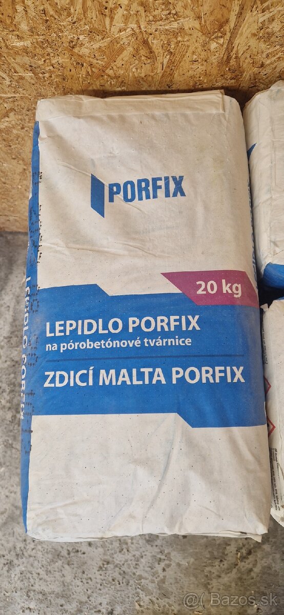 Porfix / porobeton / lepidlo - 2