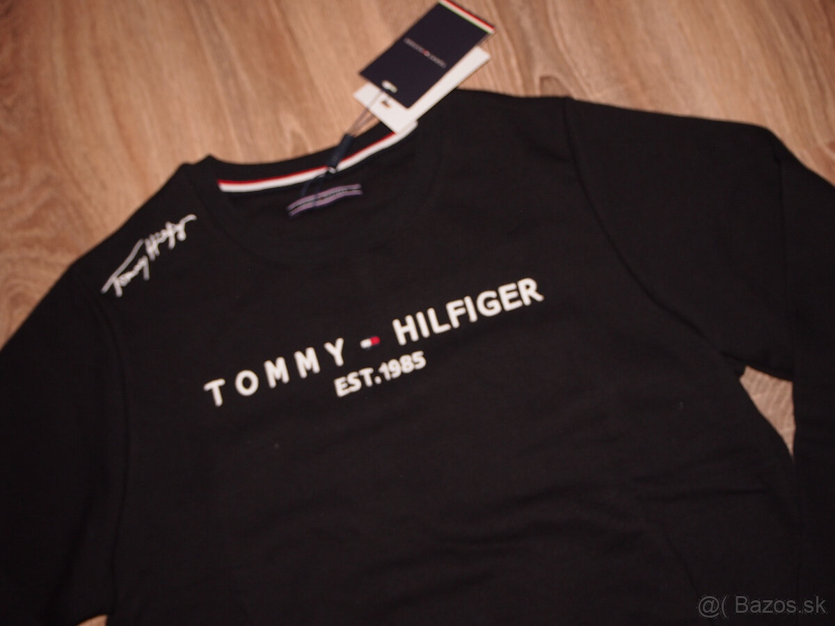 Tommy Hilfiger dámska mikina čierna S - 2