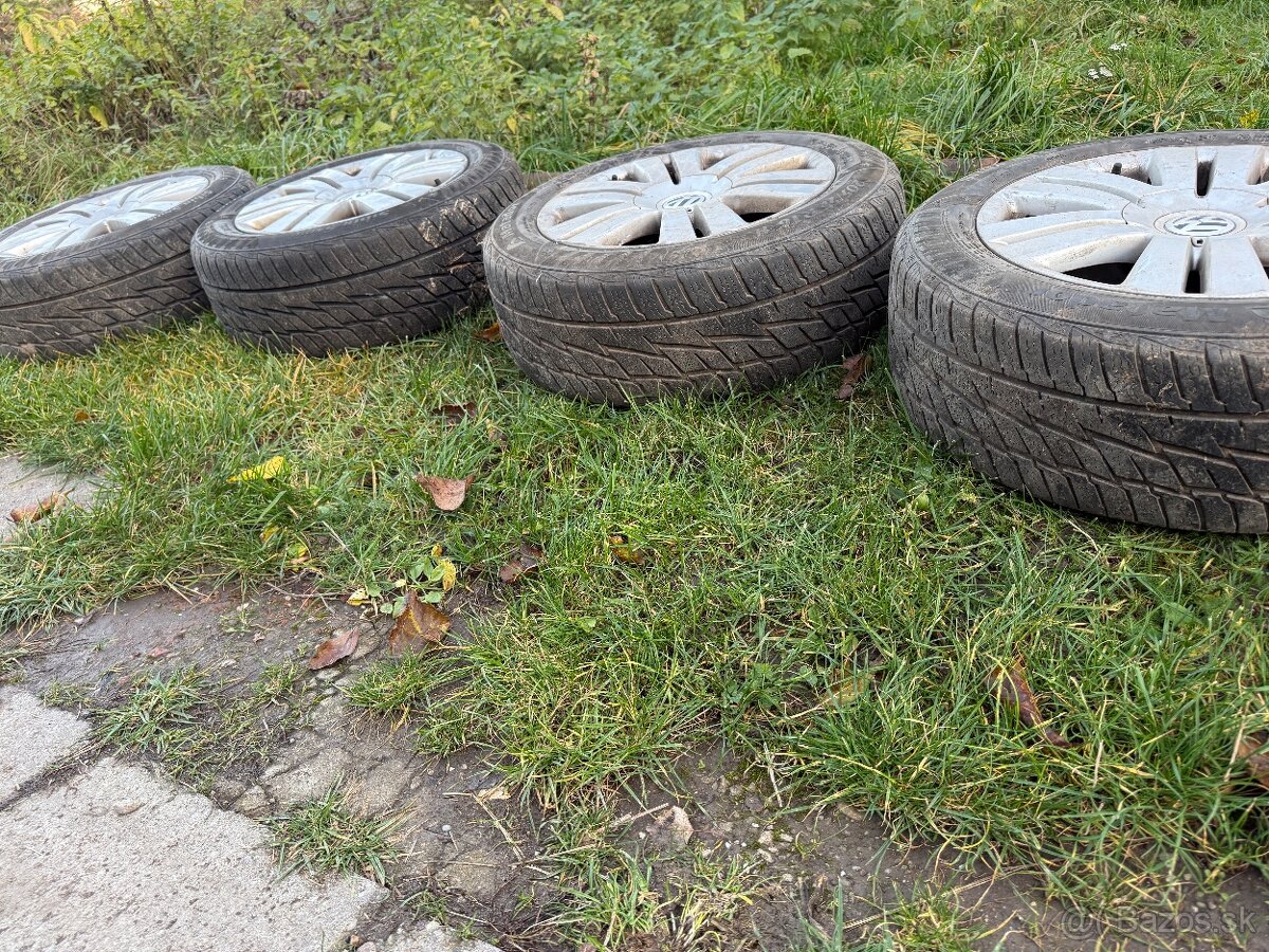 Predám originálne VW disky R16 5×112 + zimné a letné pneu - 2