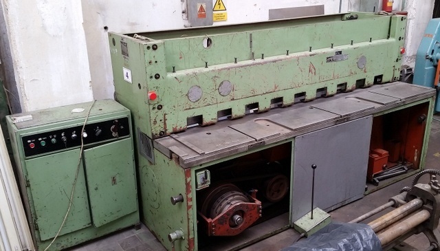 Nůžky tabulové NTE 2500/4 B - 2