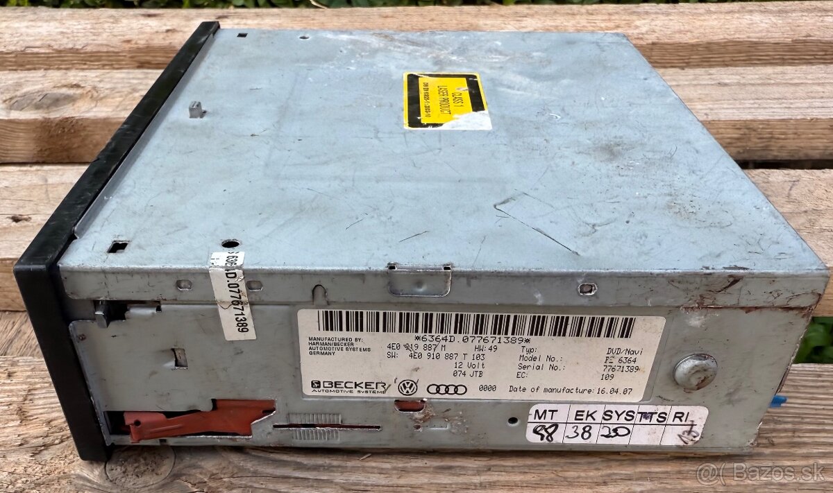 Audi A6 C6, 2G high, čítačka navigácie, GPS, 4E0919887 - 2