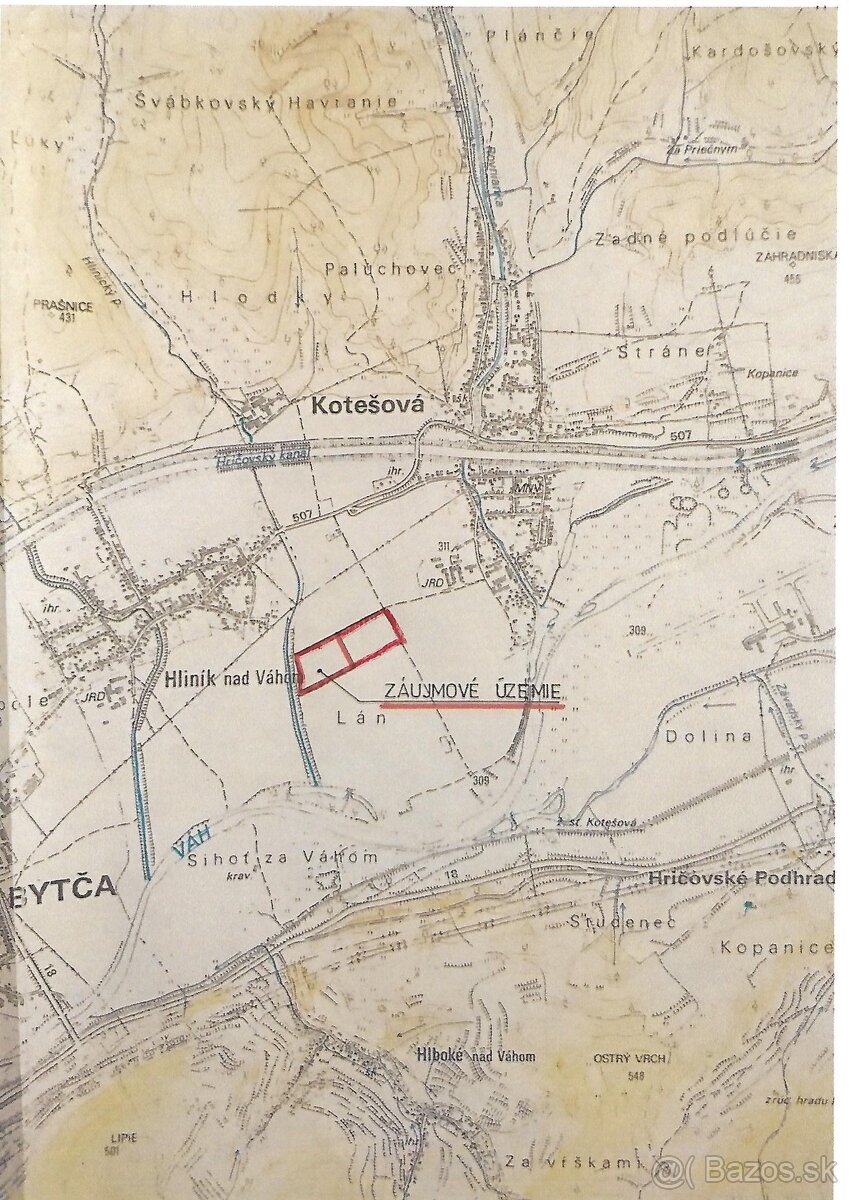 Kotešová - od 3 000 m2 a viac. - 2