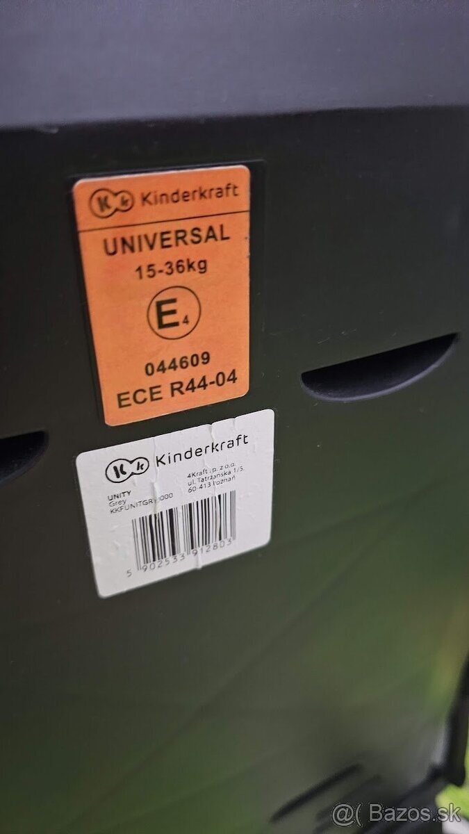 sedačka - sivá - KinderKraft'20 Unity Isofix Art.KKFUNITGRY - 2