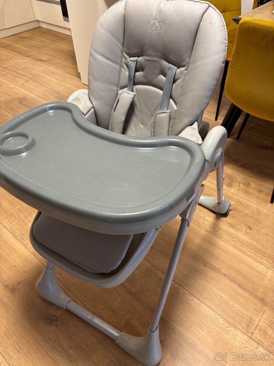 Stolička na jedenie Kinderkraft Yummy Grey - 2