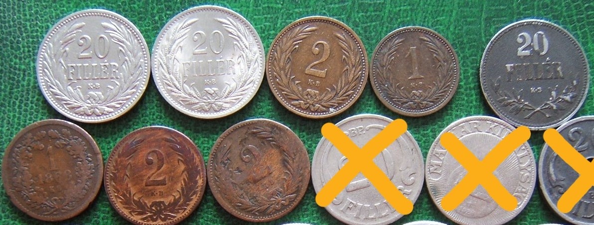 mince rakúsko uhorsko taliansko v.británia francúzsko a iné - 2