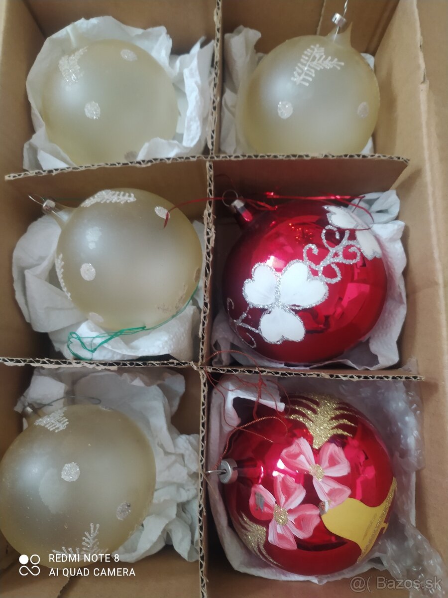 Staré vianočné gule 40 eur - 2