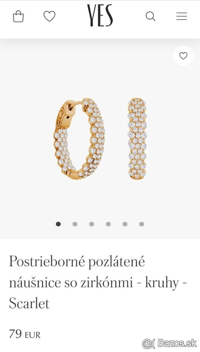 striebro nausnice a prsten - 2