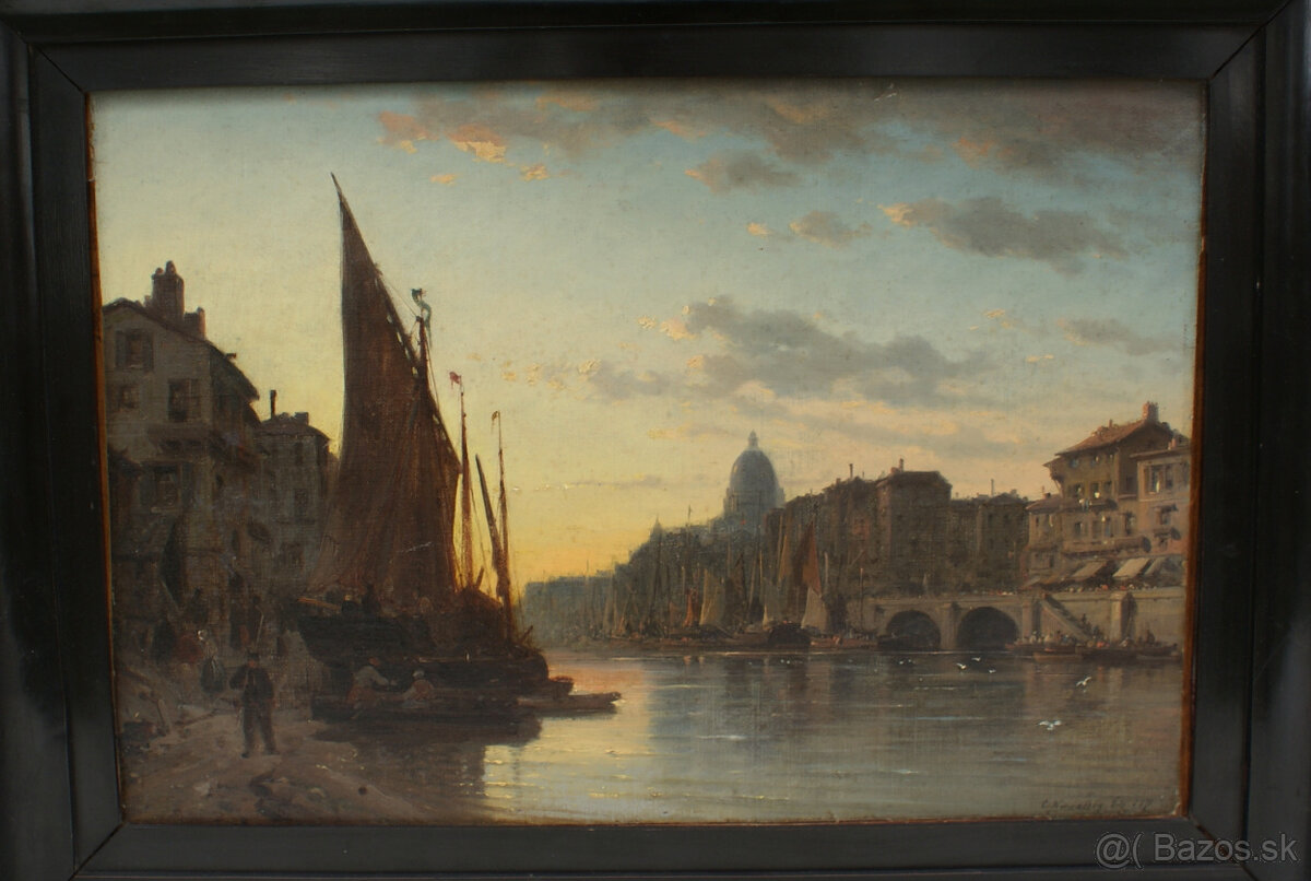 Starý obraz Charles Euphrasie KUWASSEG (1833-1904) - 2