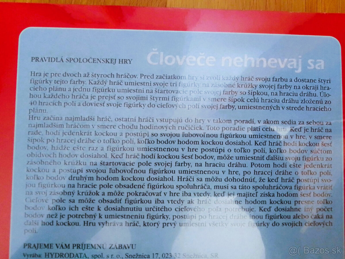 Človeče nehnevaj sa - 2