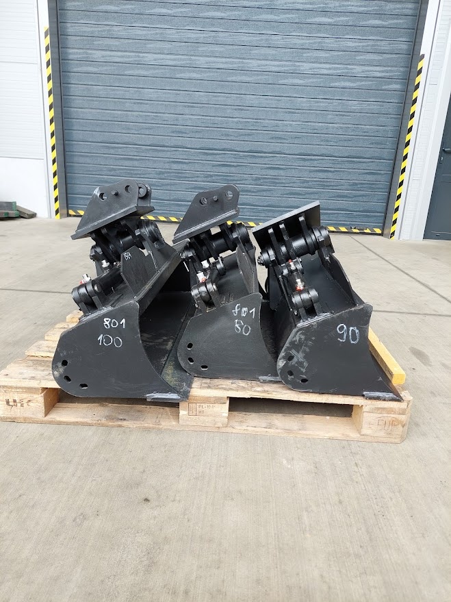 Hydraulická svahovacia lyžica na minibager 1-2 tony skladom - 2