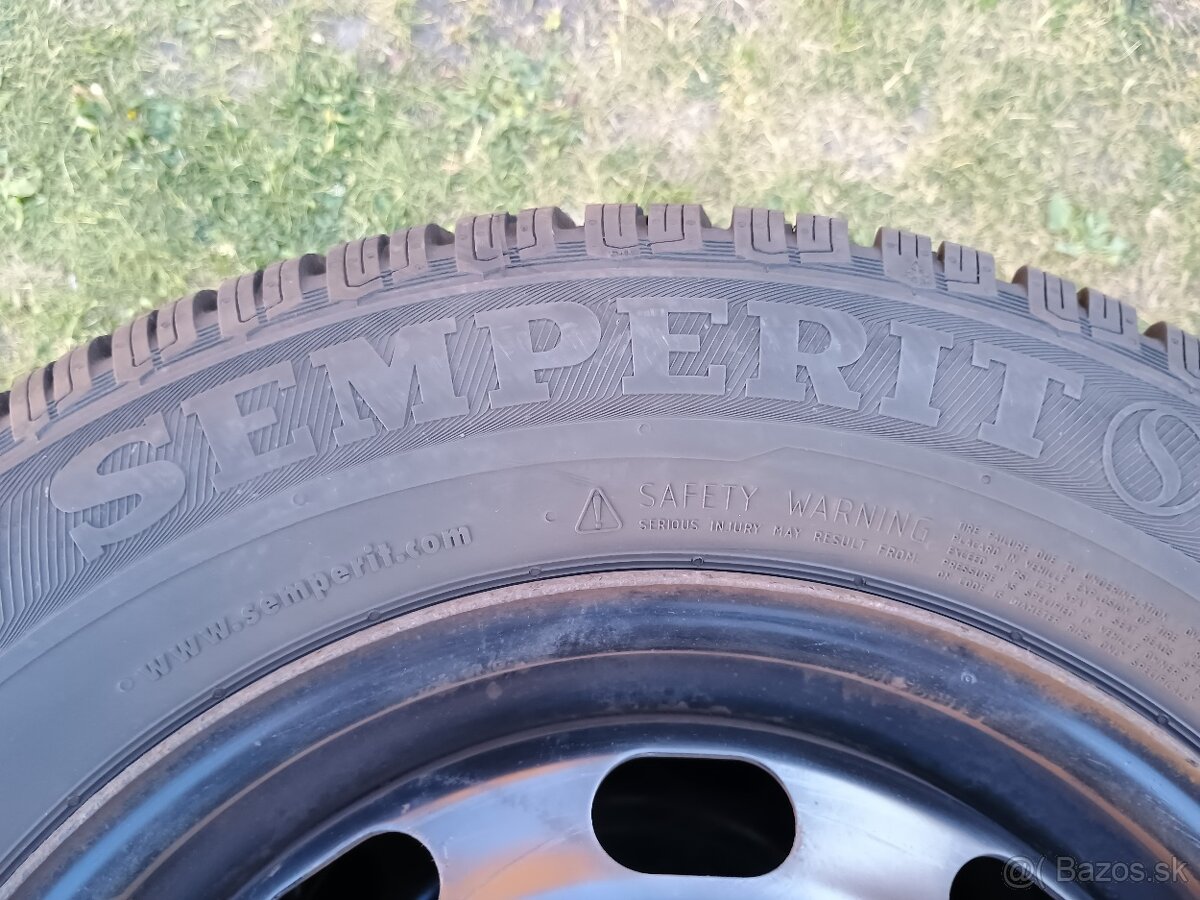 Sada kolies Škoda Octavia 1, plechové disky +pneu 195/65 R15 - 2