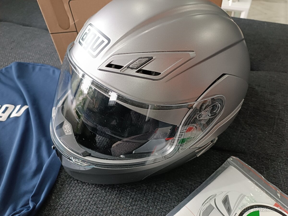 MOTO PRILBA AGV COMPACT ST E2205 - MATT GREY v.L - 2