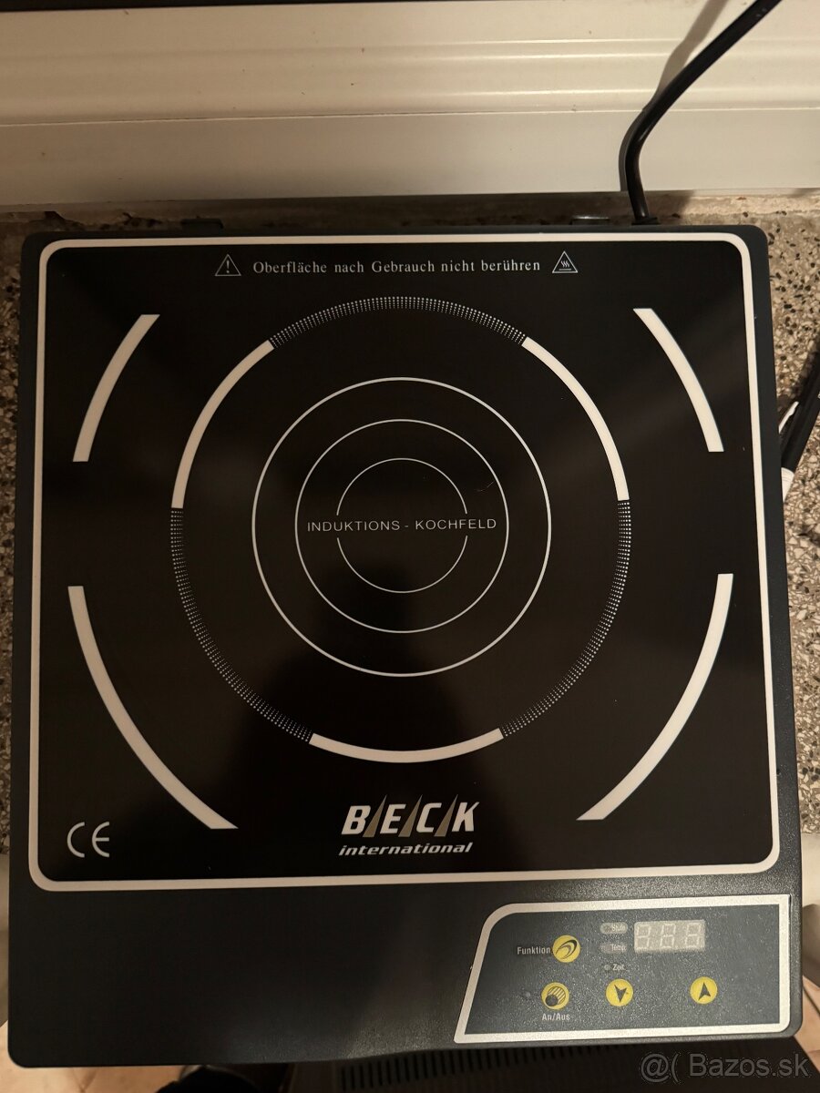 indukčná varná doska značky Beck International - 2