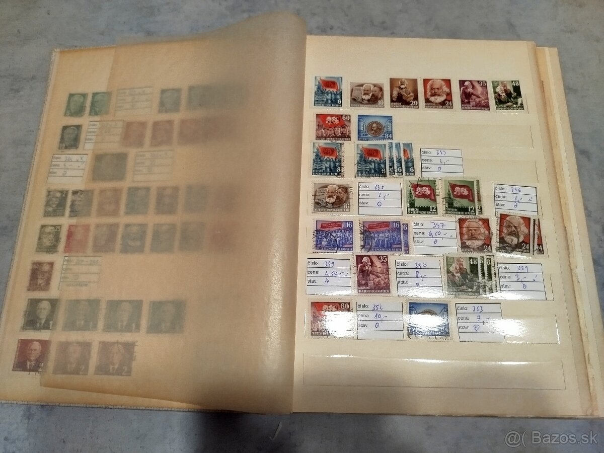 DDR - 4 albumy známok (r. 1949-1985) - 2