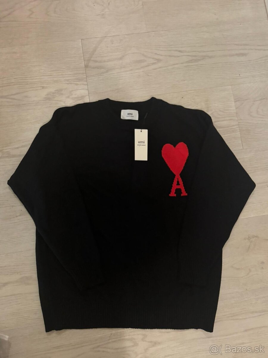 Ami Paris Čierna Mikina - 2