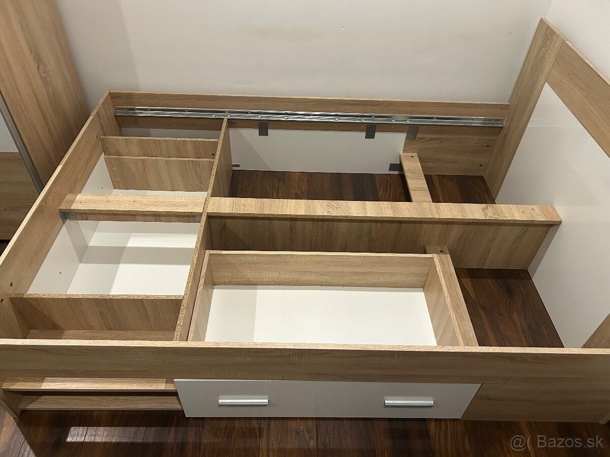 Postel 140x200 s roštami - 2