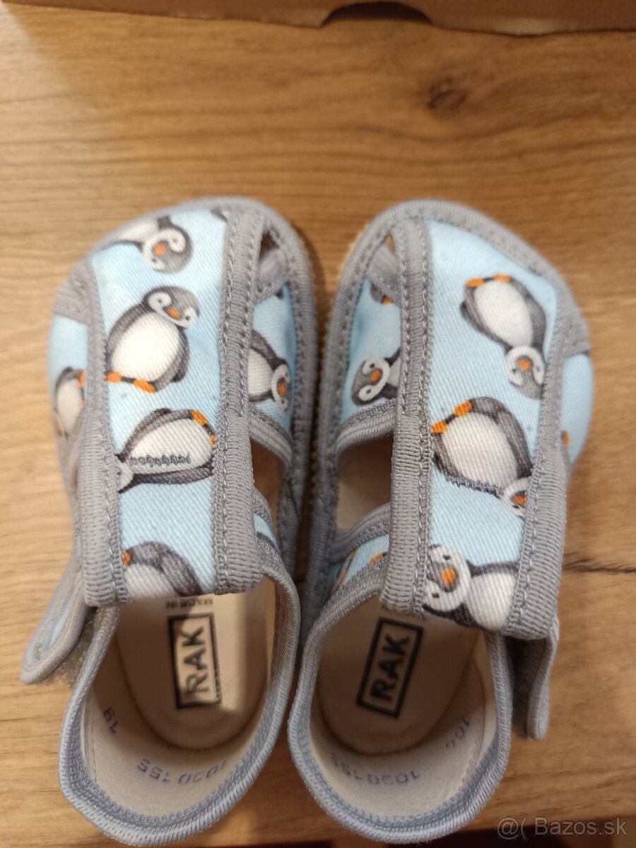 Detské papučky RAK veľ.19 - 2