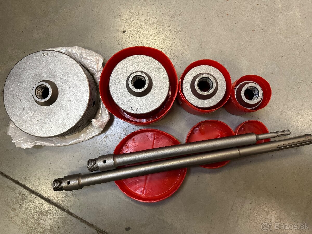 Sada korunkových vrtákov do betónu - 2