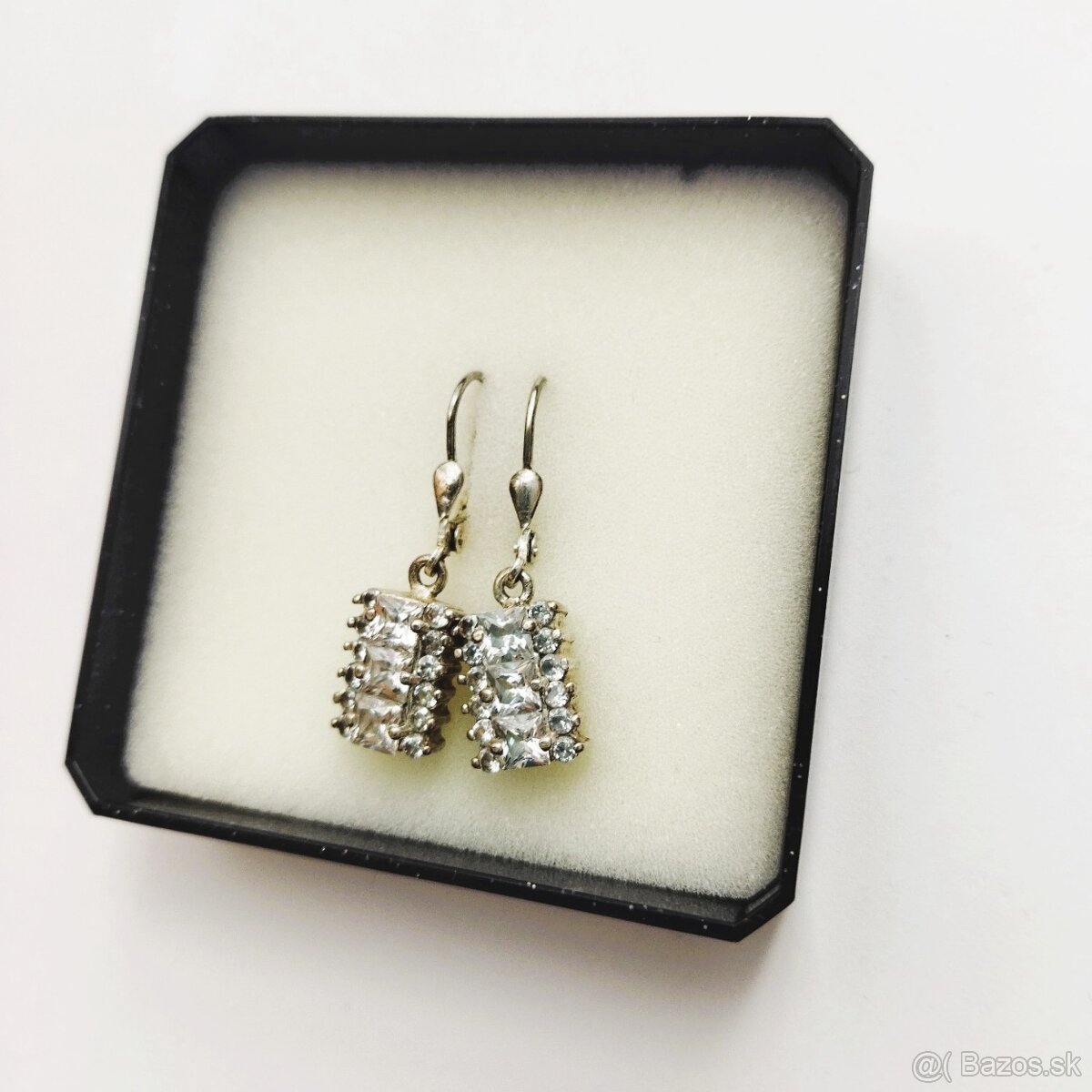 strieborné náušnice (Ag 925) - 2