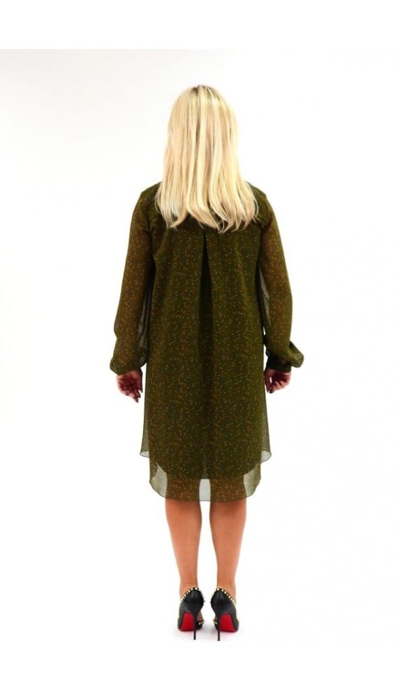 spololočenské šaty KHAKI - 2