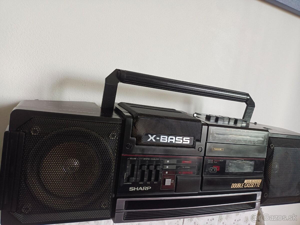Sharp WQ 354 radiomagnetofon retro kazeťák - 2