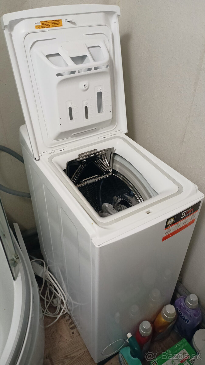 Zhora plnená práčka Whirlpool TDLR 65230SS, ešte v záruke - 2