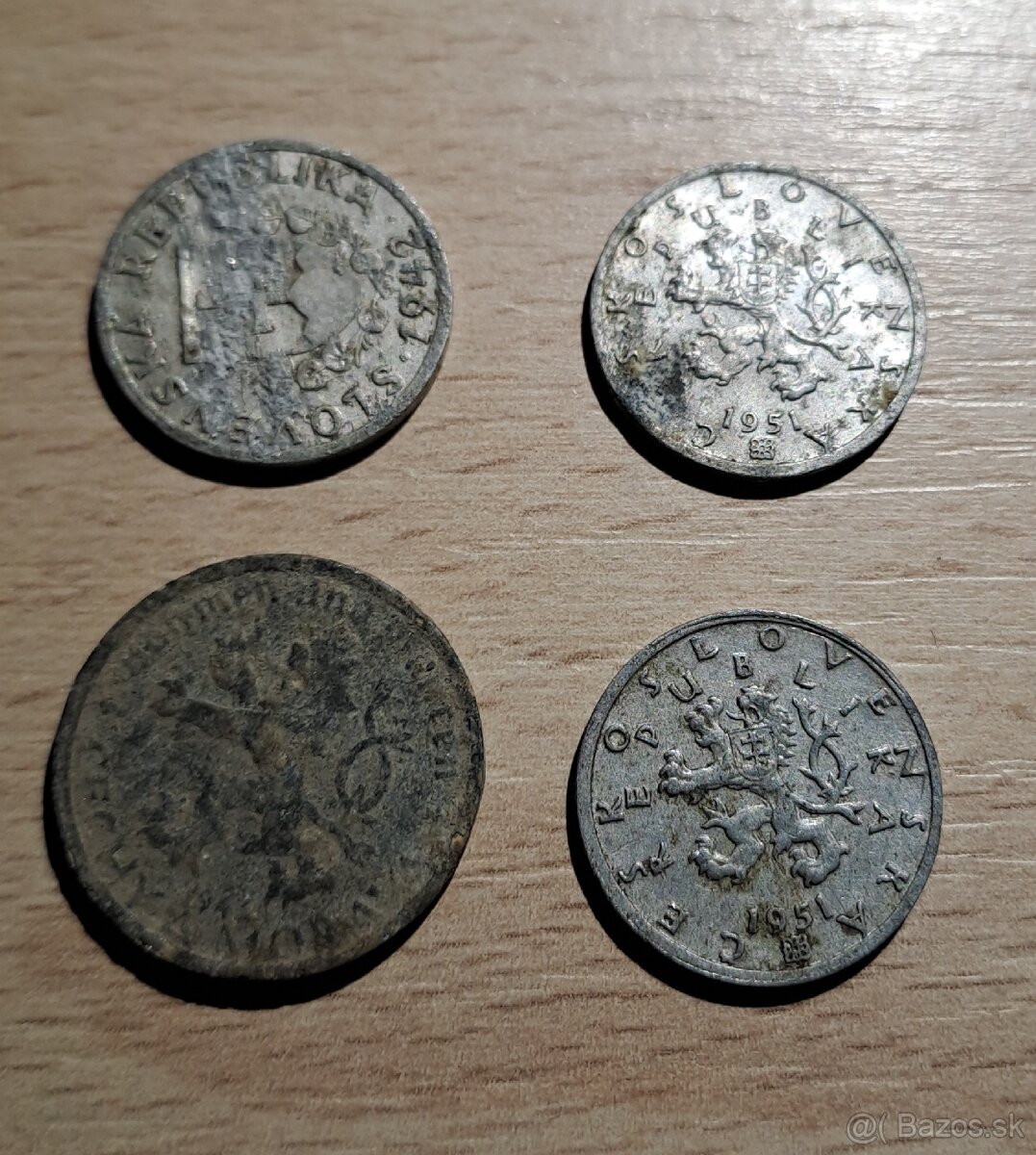 Mince lot. Československé, slovenský štát - 2