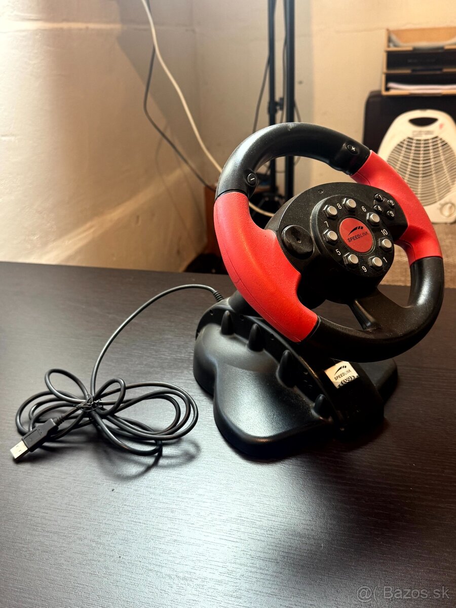 USB Vibračný herný volant Speedlink SL-6681 - 2